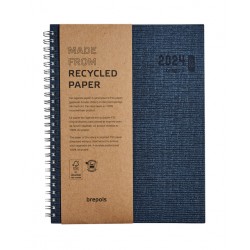 Agenda 2025 Brepols Ecotiming Kazar 7dagen/2pagina's spiraal blauw