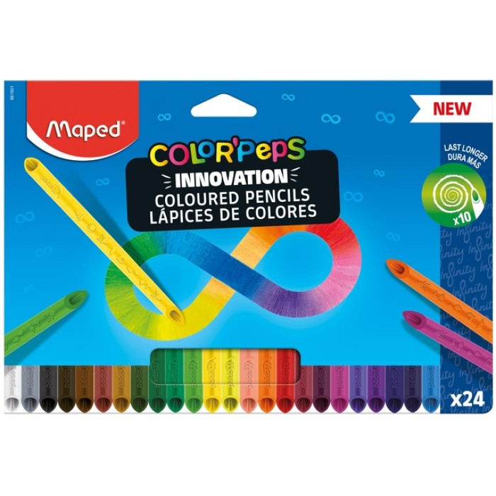 Kleurpotlood Maped Color'Peps Infinity doos à 24 kleuren