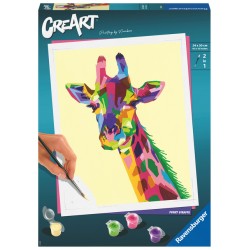 Schilderen op nummers CreArt Giraf