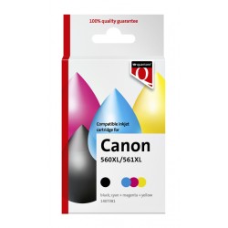 Inktcartridge Quantore alternatief tbv Canon PG560XL CL561XL zwart + kleuren