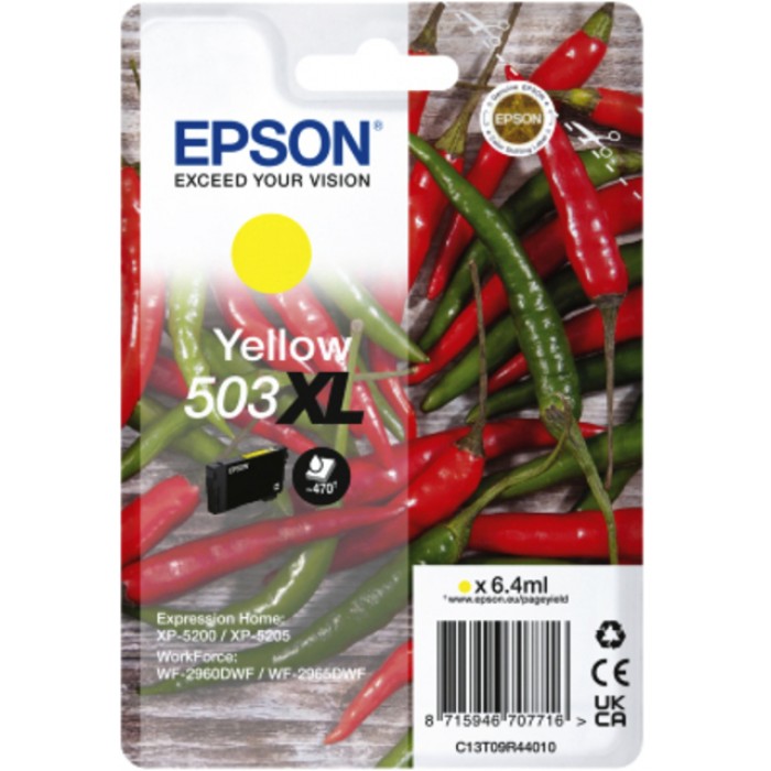 Inktcartridge Epson 503XL T09R44 geel