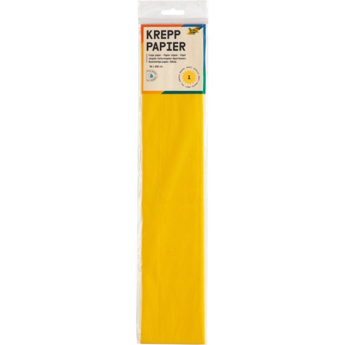 Crêpepapier Folia 250x50cm nr106 geel