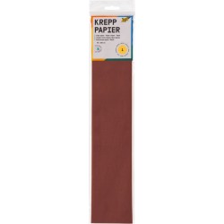 Crêpepapier Folia 250x50cm nr161 kastanjebruin