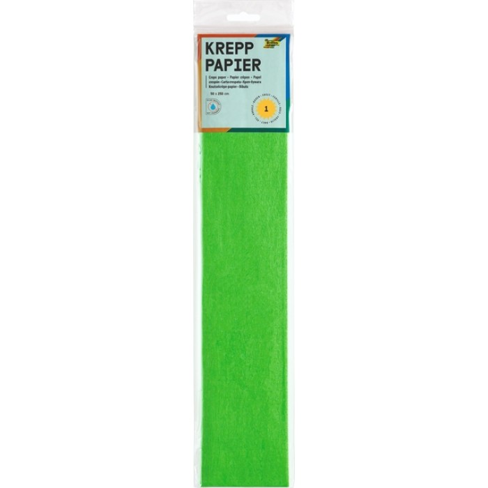 Crêpepapier Folia 250x50cm nr140 kerstgroen