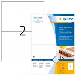 Etiket HERMA 10774 210x148mm weerbestendig wit 160stuks