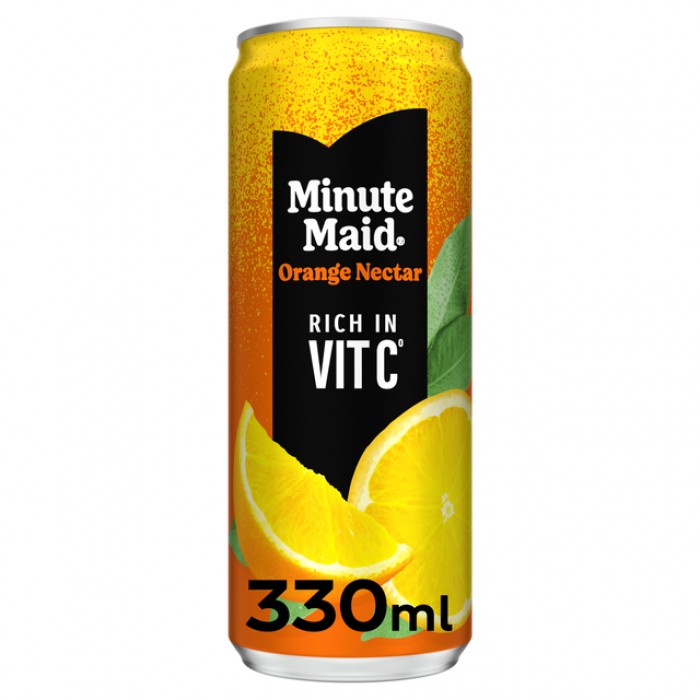Frisdrank Minute Maid orange nectar blik 330ml