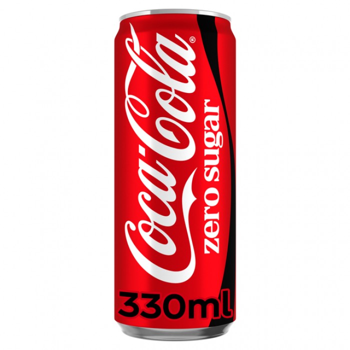 Frisdrank Coca Cola zero blik 330ml