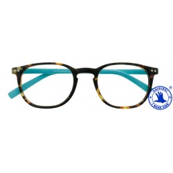 Leesbril I Need You +3.00 dpt Junior Selection bruin-turquoise