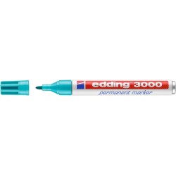 Viltstift edding 3000 rond turquoise 1.5-3mm