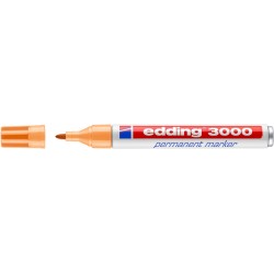 Viltstift edding 3000 rond 1.5-3mm lichtoranje
