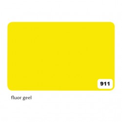 Etalagekarton folia 48x68cm 380gr nr911 fluor geel