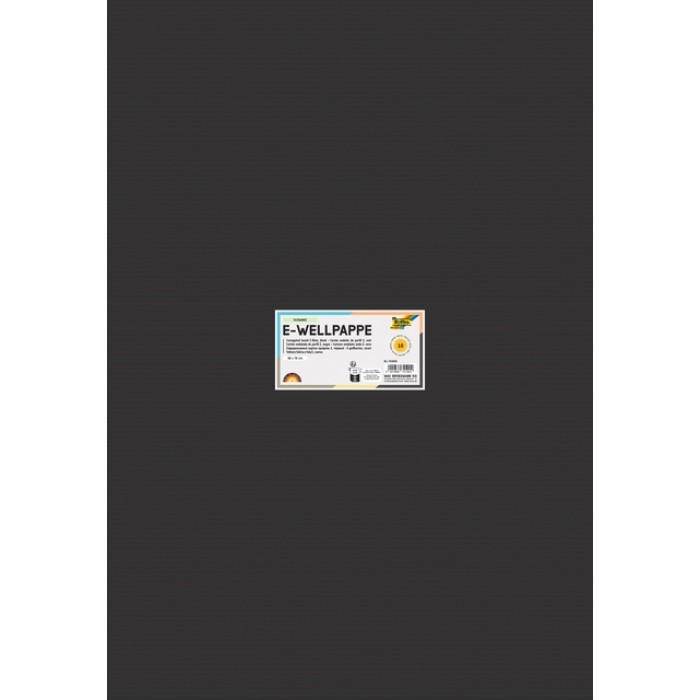 Golfkarton Folia E-golf 50x70cm 250gr nr90 zwart