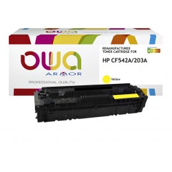 Tonercartridge OWA alternatief tbv HP CF542A geel