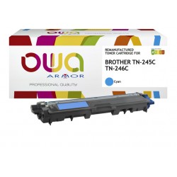 Toner OWA alternatief tbv Brother TN-245C blauw