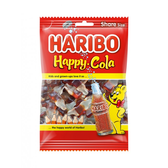 Snoep Haribo Happy Cola zak 250gr