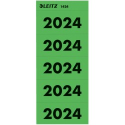 Rugetiket Leitz 2024 80mm groen 100 stuks