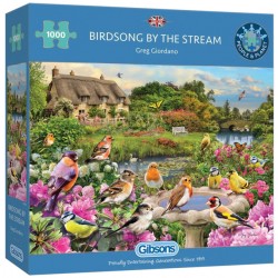 Puzzel Gibsons Birdsong by the Stream 1000st