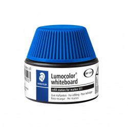 Viltstiftvulling Staedtler Lumocolor whiteboard 30ml blauw