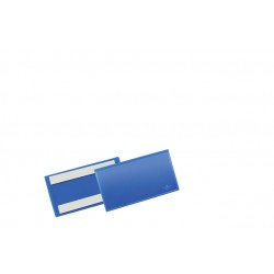 Documenthoes Durable zelfklevend 150x67mm blauw
