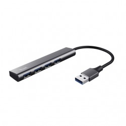 Hub Trust Halyx 4-port USB-A zilver