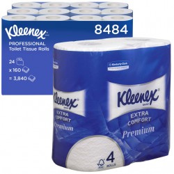 Toiletpapier Kleenex 4-laags 160vel wit 8484
