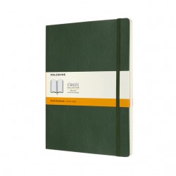 Notitieboek Moleskine XL 190x250mm lijn soft cover myrtle green