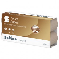 Toiletpapier Satino PureSoft MT1 3-laags 250vel naturel 076970
