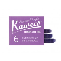 Inktpatroon Kaweco aubergine doosje à 6 stuks