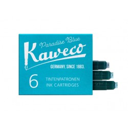 Inktpatroon Kaweco turquoise doosje à 6 stuks