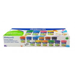 Plakkaatverf Pelikan 20ml assorti doos à 12 potjes