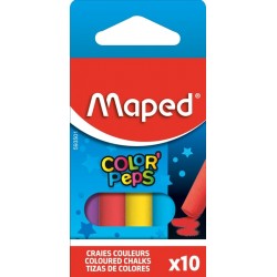 Schoolbordkrijt Maped Color'Peps set á 10 stuks assorti