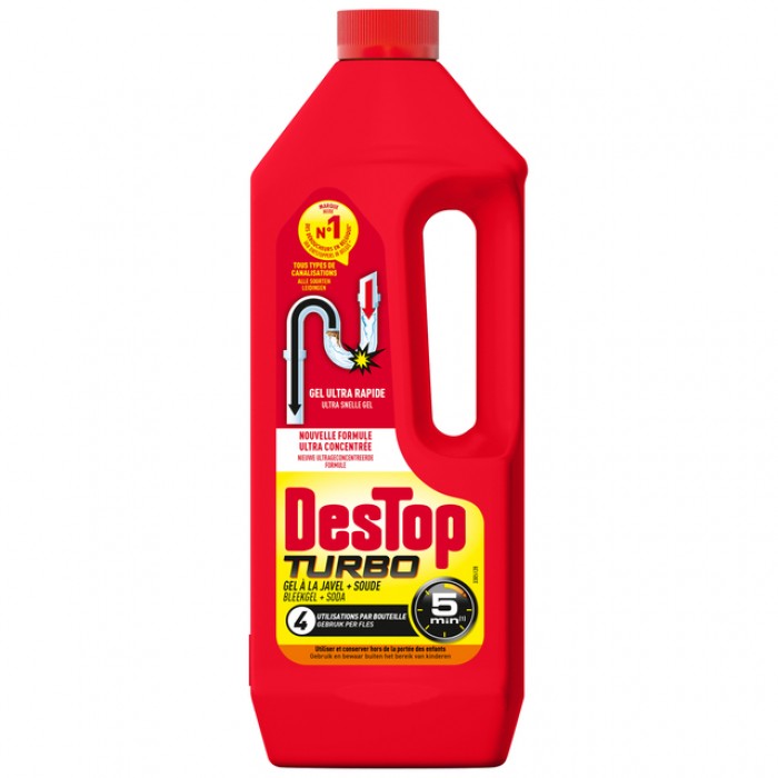 Afvoerontstopper Destop Turbo Gel  1L