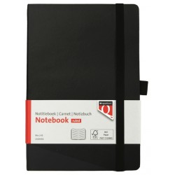 Notitieboek Quantore A5 flex lijn 192blz 80gr zwart