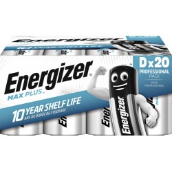 Batterij Energizer Max Plus 20xD alkaline