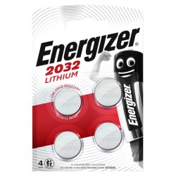 Batterij Energizer knoopcel 4xCR2032 lithium