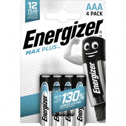 Batterij Energizer Max Plus 4xAAA alkaline