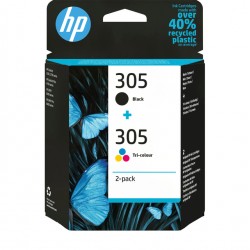 Inktcartridge HP 6ZD17AE 305 zwart + 3 kleuren