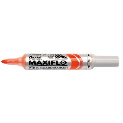 Viltstift Pentel MWL5M Maxiflo whiteboard rond 3mm oranje
