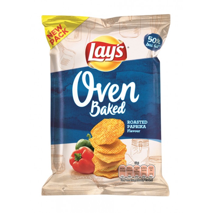 Chips Lay's Oven roasted paprika zakje 35gr