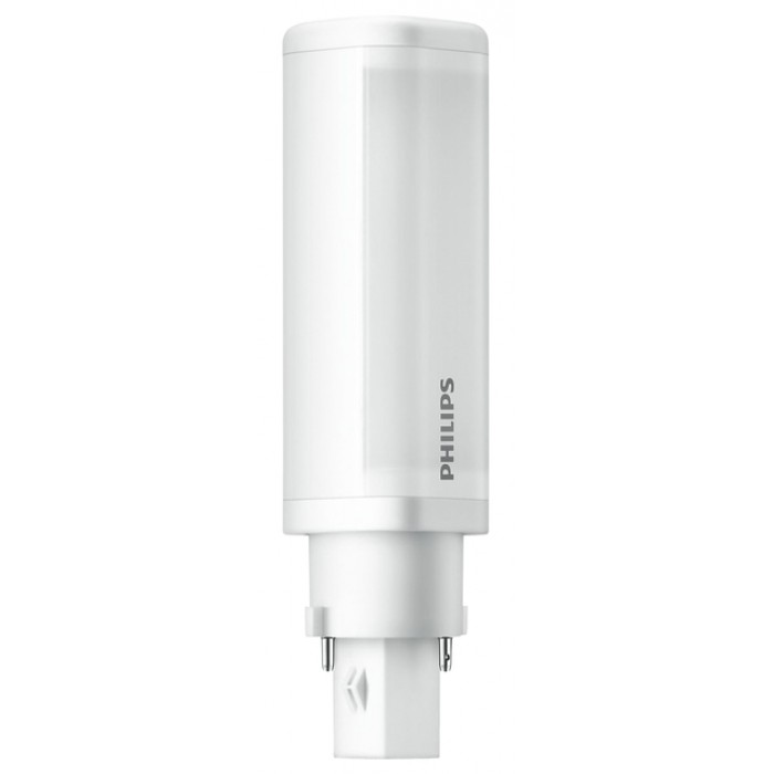 Ledlamp Philips CorePro G24D-1 2pin 4.5W 475lumen 3000K warm wit