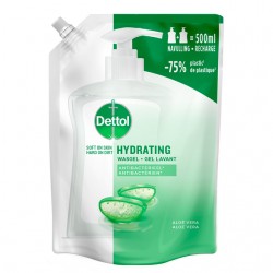 Handzeep Dettol Hydrating Aloe Vera antibacterieël 500ml refill