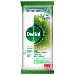 Reinigingsdoekjes Dettol TC Eucalyptus & Limoen 48st