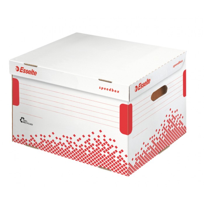 Opberg- en transportdoos Esselte Speedbox 392x301x334mm wit