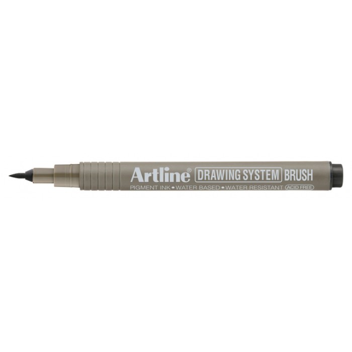 Fineliner Artline technisch brush zwart