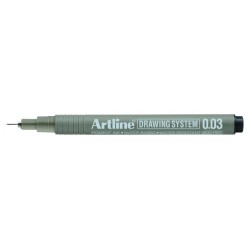 Fineliner Artline technisch 0.03mm zwart