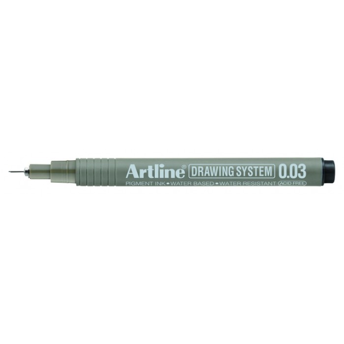 Fineliner Artline technisch 0.03mm zwart