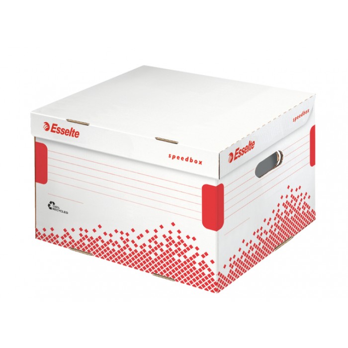 Opberg- en transportdoos Esselte Speedbox 367x263x325mm wit