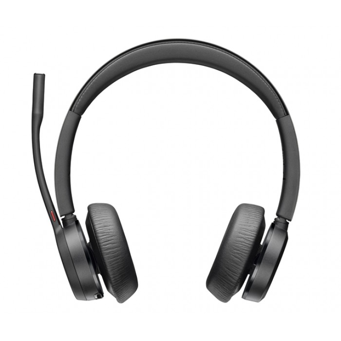 Headset HP POLY Voyager 4320-M met BT700 dongle en oplaadstatief