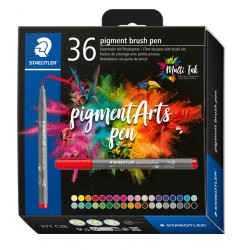 Brushpen Staedtler PigmentArts set à 36 kleuren