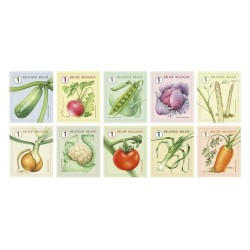 Postzegel Belgie Waarde 1 zelfklevend non-prior 5x10 stuks